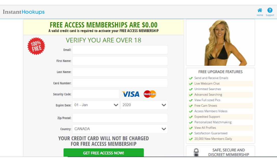 Wie viele echte Konten gibt es bei InstantHookups?