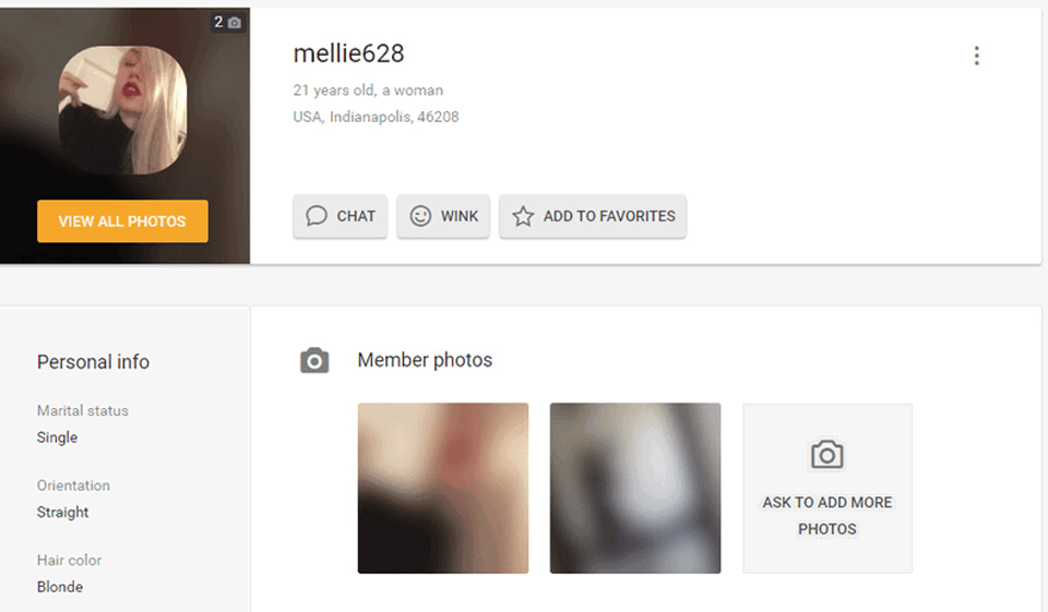 Buscar conexión en BeNaughty