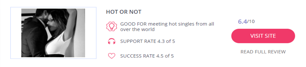 Hot or Not aanbieding