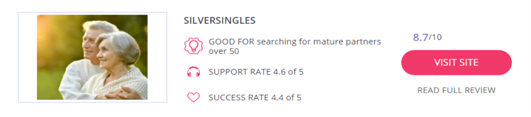 SilverSingles-aanbieding